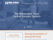 Tablet Screenshot of hideahose.com